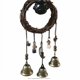 thumbnail image 1 of Witch bell protection door handle pendant rattan wind chime prayer crystal family room decoration, 1 of 4