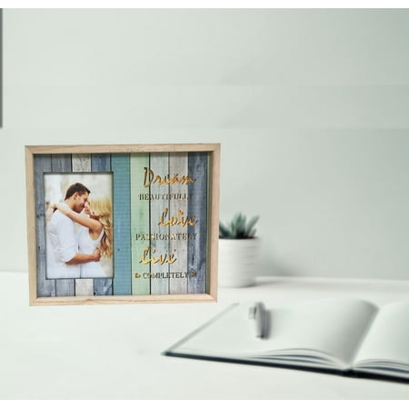 Creative Motion Lighted Dream Beautifully, Live Passionately, Live Completely Picture Frame. Lighted Photoframe (4
