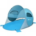 thumbnail image 2 of Goplus Pop Up Beach Tent for 3-4 Person Anti-UV UPF 50 Plus Portable Sun Shelter, 2 of 10