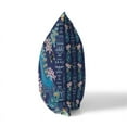 thumbnail image 6 of Peacock Paradise Indoor/Outdoor Pillow in Indigo 28x28, 6 of 7