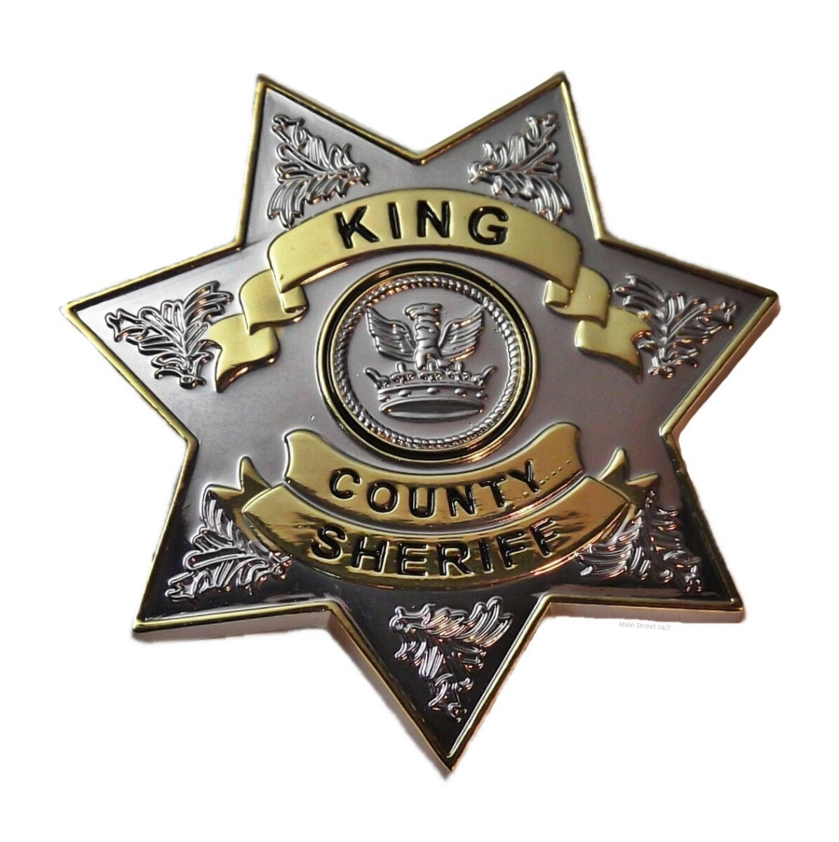 The Walking Dead King County Sheriff Metal Badge Pin