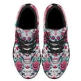 thumbnail image 2 of Skull Valentine Day Till Death Do Us Part Shoes Sneakers Black Size 11, 2 of 7