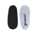 thumbnail image 3 of CTM  Striped Ballerina Slipper House Shoe by Wootie (Women), 3 of 4