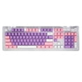 thumbnail image 3 of Purple Teclas gruesas Pbt Dye Upgrade 104, juego de teclas, teclas de perfil OEM, 3 of 5