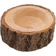 thumbnail image 2 of Juego de 12 portavelas de madera CHEPIHG para velas de té VOTIVAS rústicos vintage, 2 of 5
