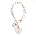 thumbnail image 1 of A-Z Letter Keychain For Women 26 Initials Alphabet Cute Butterfly Pendent Tassel Key Chain Wallet Handbag Jewelry Accessories, 1 of 6