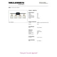 thumbnail image 5 of Millennium Lighting  Renitta Vanity Light Fixture with Clear Ribbed Glass Shades 4 Light, 5 of 5
