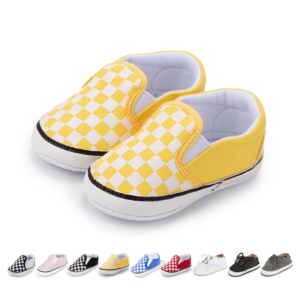 HsdsBebe Baby Girls Boys Shoes Infant Canvas Sneakers Soft Sole Casual First Walkers Crib Shoes
