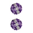 thumbnail image 1 of Ruiboury Satin Artificial Flower Bouquet For Bridal Weddings Realistic Appearance Purple 2Set, 1 of 6