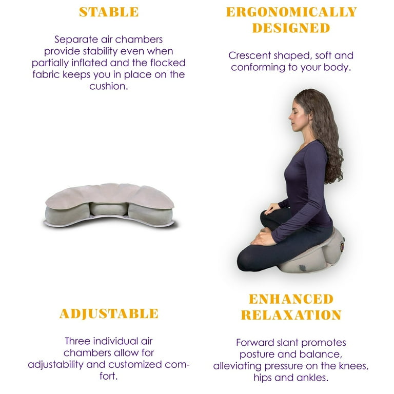 Inflatable hotsell meditation cushion