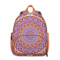 thumbnail image 1 of Spiritual Students Backpack - Healing Energy and Mystic Boho Mandala Pattern with Abstract Colorful Ornament, Comfortable Adjustable Straps for School, 1 of 2