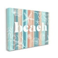 thumbnail image 3 of Stupell Industries Striped Beach Sign Various Sea Life Seaweed Coral Graphic Art Gallery Wrapped Canvas Print Wall Art, Design by Ziwei Li, 3 of 5