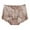 Khaki, variant on Womens Panties Elegant French Cut Lace Underwear Solid Lace Full Coverage Comfortable Panties Ladies Panties Khaki XL