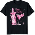 thumbnail image 2 of 100% Cotton Happy New Year Pink Champagne Martini, 2 of 5