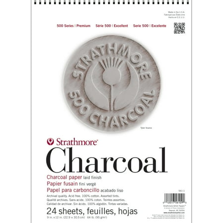 - Strathmore Charcoal Paper Pad, 500 Series, 9