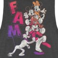 thumbnail image 2 of Junior's Mickey & Friends Fam Festival Muscle Graphic Tee Charcoal X Small, 2 of 4