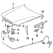 Genuine OE Mercedes-Benz Lock - 126-880-12-60