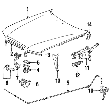 Genuine OE Mercedes-Benz Lock - 126-880-12-60