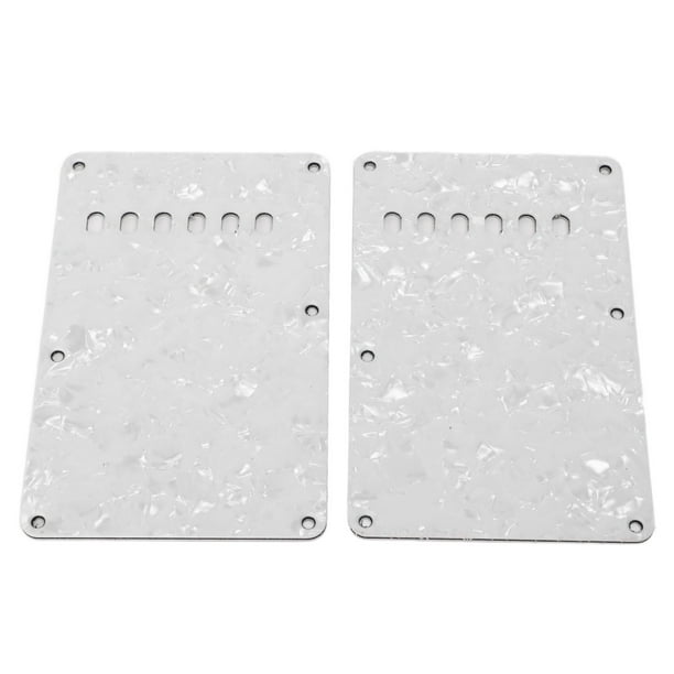 Placa posterior de la cubierta de la guitarra, 2 piezas de la parte posterior de la guitarra eléctrica Placas de la cubierta de la guitarra eléctrica construidas para el futuro