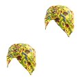 thumbnail image 1 of Turbante estampado floral sweethay hijab Frente Beanie Bohemian Headwrap Gorras ajustables Tipo 2, 1 of 6