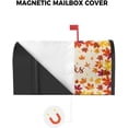 thumbnail image 3 of Thanksgiving Magnetic Mailbox Covers Standard Size 21x25 Inch, Give Thanks Maple Leaves Mailbox Wraps Mailbox Post Cover Seasonal Fall Harvest Vintage Mailbox Decor for Outside Garden Yard, 3 of 6