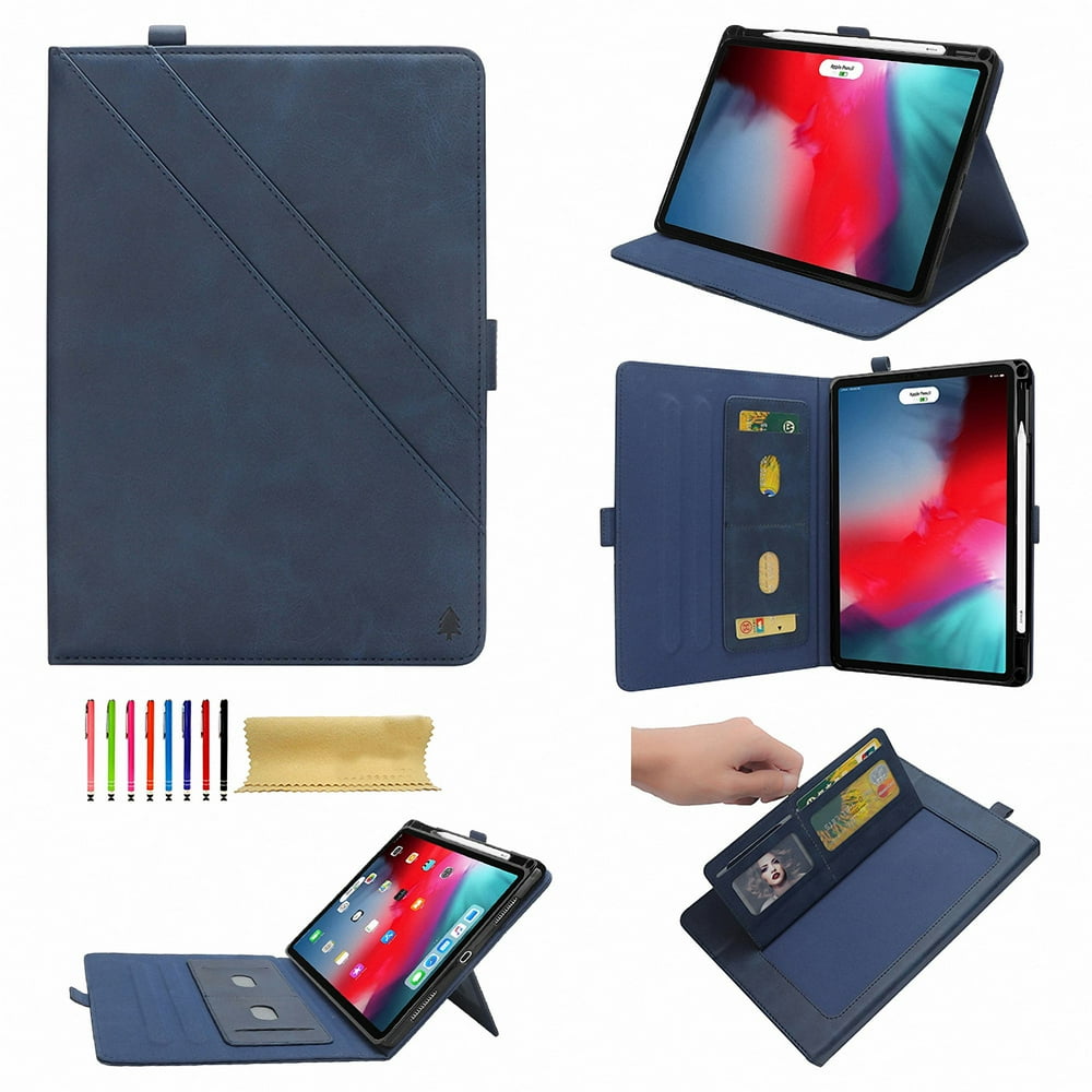 Dteck iPad Pro 11 Case 2018 with Apple Pencil Holder [Support Apple