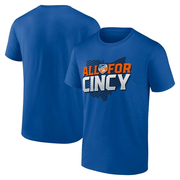 Men's  Blue FC Cincinnati Hometown Pitch Condition T-Shirt