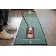 thumbnail image 5 of PINSTRIPE GOLF Putting Mat Indoor Studio - 4 Putting Aids - 2 Colors - 8ft Length, 5 of 6