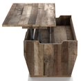 thumbnail image 5 of Furniture of America Edwards Wood Lift-Top Coffee Table in Brown Barnwood, 5 of 12