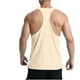 thumbnail image 5 of pstuiky Camisetas sin mangas para hombre, Camiseta deportiva informal de cuello redondo para hombre, de moda, color sólido Chaleco para hombre s, 5 of 8