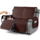 thumbnail image 1 of Funda para muebles TAOCOCO, impermeable, reversible, para 2 plazas, color café, 1 of 8