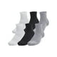 thumbnail image 1 of Calcetines Under Armour Training Cotton Quarter, paquete de 6 unidades, para adultos, 1 of 1