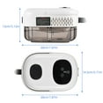thumbnail image 2 of Limpiador a vapor de alta presión de 2500 W, máquina de limpieza a vapor presurizada de alta temperatura, limpiadores a vapor portátiles de 1100 ml y 3 barras con 3 cabezales de cepillo para uso domés, 2 of 8
