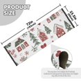 thumbnail image 5 of Yayeee Hallway Runner Rug 2'x6' Non Slip Machine Washable with Rubber Backing, Red Nordic Christmas, 5 of 8