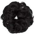 thumbnail image 2 of Pony Tail Hair Extension Bun Hairpiece Wrap Chignon Big Wave Curls Scrunchie Synthetic Hair for Women, 2 of 8
