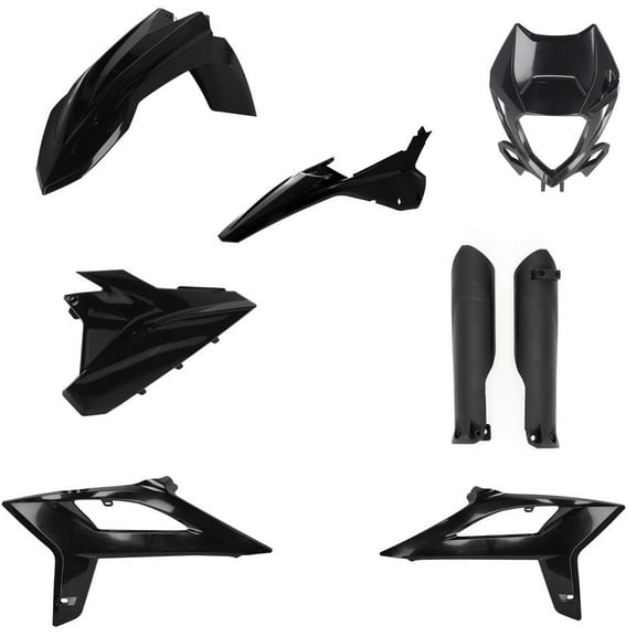 Acerbis Black Complete Plastic Body Kit (2936260001)