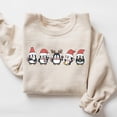 thumbnail image 5 of Cute Penguin Christmas Sweatshirt, North Pole Christmas Penguin Shirt, 5 of 5