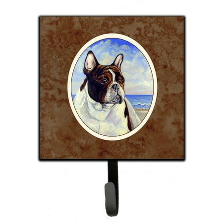 

Carolines Treasures 7171SH4 French Bulldog at the beach Leash or Key Holder 7Hx4.25W multicolor