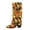 Yellow, variant on Womens Knee High Boots,Knee High Boots for Women - Modern Tall Dress Boots with Clean Structured Upper,Pointed Toe Knee Boots,Chunky Block Heel and Slouchy Shaft Fashion Boots, Footwear for Winter