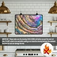 thumbnail image 4 of SEANATIVE Stove Cover for Electric Stove Top Non-slip Glass Stove Top Cover Heat-resistant Glass Cooktop Cover Ceramic Stove Cover for Kitchen Accessories Decor, Abalone Shell Print Iridescence, 4 of 7