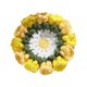 thumbnail image 5 of Posavasos de ganchillo con forma de flor, bonito regalo, protector de mesa, tapete aislante para taza Amarillo, 5 of 9