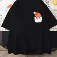 thumbnail image 4 of Camisetas de Anime japonés para mujer, camisetas con patrón de dibujos animados de cómic Harajuku, ropa estética, camisetas gráficas Y2K, 4 of 4