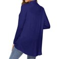 thumbnail image 4 of Xuanfei Women Solid Color Long Sleeve Mid-Length Cardigan With Pockets, 4 of 4