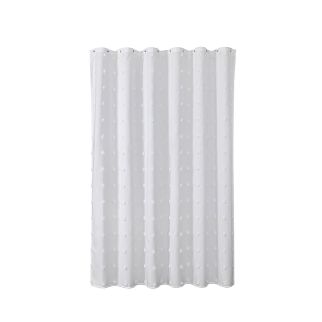Ohufall Rideau de Douche Imperméable en Polyester à Motif Floral - Rideau de Douche en Tissu pour Hôtel et Salle de Bain, Lavable
