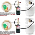 thumbnail image 6 of karymi Durable Propane Refill Adapter Hose with Pressure Gauge - Brass Control Valves for 1lb Cylinder Bottles Outdoor Cooking Bedroom Decor Christmas Decor Christmas Gifts, 6 of 7