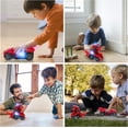 thumbnail image 6 of Toys for 3-6 Year Old Boys Transforming Car Toys with LED Light and Music Dinosaur Toy Birthday Gifts for 4 5 6 7 Year Old Boy, Red, 6 of 7