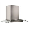Cavaliere-Euro 36W in. Tempered Glass Canopy Wall Mounted Range Hood