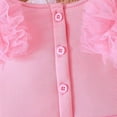 thumbnail image 6 of Gelikeya Birthday Dresses for Girls 1-3 Years Cute Pink Lace Trim Princess Formal Dress Flower Girl Wedding Guest Dress(Toddlers, Z07-Pink, 2-3 Years), 6 of 7