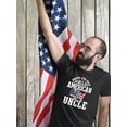 thumbnail image 2 of 4Th July All American Uncle T-Shirt Men -Image by Shutterstock, Male 4X-Large, 2 of 4