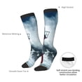 thumbnail image 5 of Bingfone Compression Socks for Women and Men Long Socks for Running Athletic Cycling Nurse-Circular Lighthouse, 5 of 8